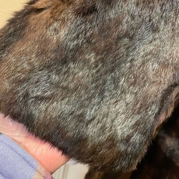 Vintage 1940’s Fur Brown and Black Fur Coat - Picture 3 of 15